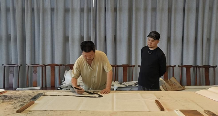 陕西文化艺术品司法鉴定中心与广西书画院鉴赏、学习、交流雅集纪实